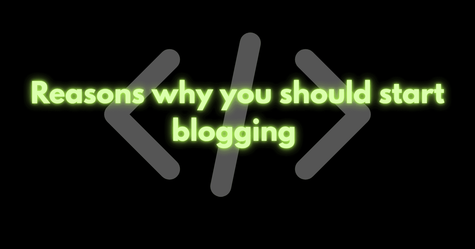 Reasons why you should start blogging to build you career!!