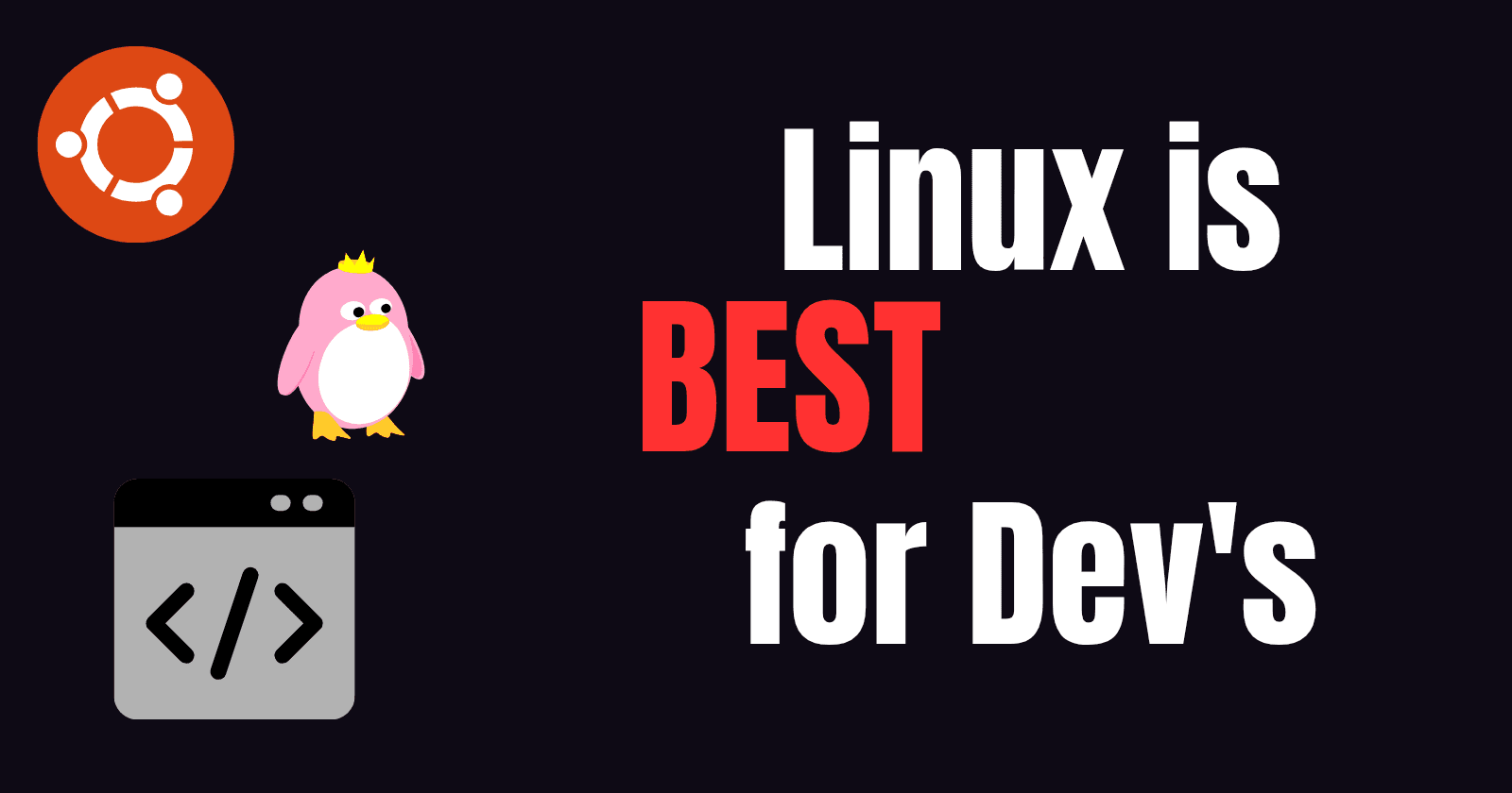 Linux is go to `os` for development